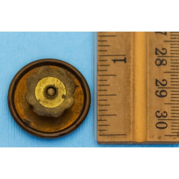 Vintage Gold Tone US American Crest Pin - N30 - Picture 2 of 2